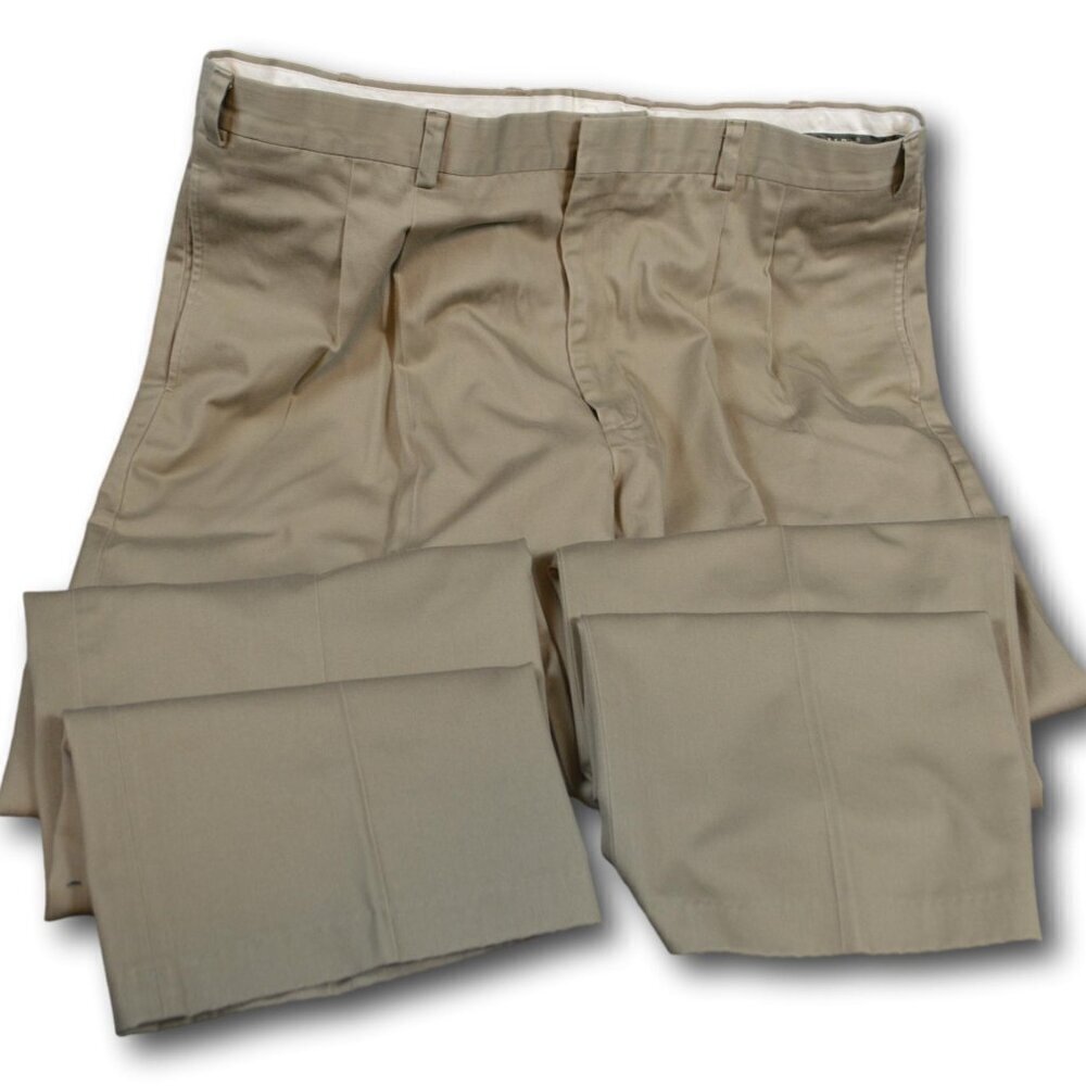 Men's L.L.Bean Wrinkle-Free Double Pleated Pants Size: 40